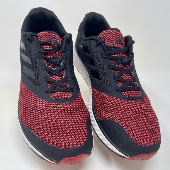 Adidas Edge RC Sporty Running Shoes Men's Sz 12 Black Red 137.4=J.8.5 - Picture 4 of 12